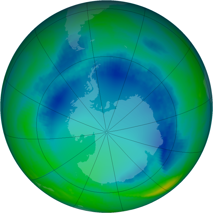 Ozone Map 2000-08-03